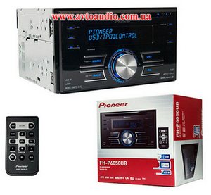 Купить автомагнитола 2-DIN Pioneer FH-P6050UB в Киеве и Украине. Описание, цена, фото, характеристики. Интернет магазин Автоаудио.