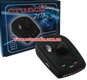Купить антирадар (радар детектор) Crunch 217B в Киеве и Украине. Описание, цена, фото, характеристики. Интернет магазин Автоаудио.