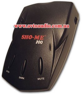 Купить антирадар Sho-Me 200 в Киеве и Украине. Описание, цена, фото, характеристики. Интернет магазин Автоаудио.