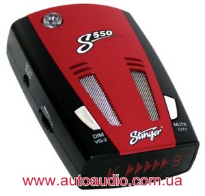 Купить антирадар (радар детектор) Stinger S550 в Киеве и Украине. Описание, цена, фото, характеристики. Интернет магазин Автоаудио.