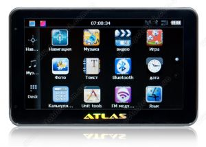 Купить GPS-навигатор Atlas A5 (Bluetooth) в Киеве и Украине. Описание, цена, фото, характеристики. Интернет магазин Автоаудио.