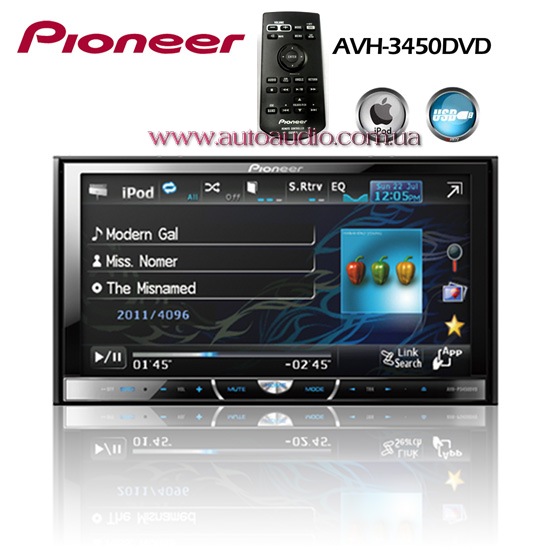Pioneer Avh-p3450dvd    -  2