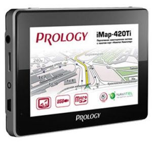 Купить GPS-навигатор Prology iMap-420Ti в Киеве и Украине. Описание, цена, фото, характеристики. Интернет магазин Автоаудио.
