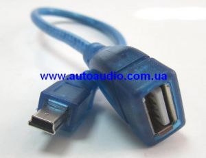 Шнур USB ( гнездо) -mini USB разъем ― Автоэлектроника AutoAudio