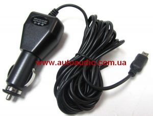 Авто з/у  для видеорегистратора 12V/5V 500ma (mini USB) ― Автоэлектроника AutoAudio