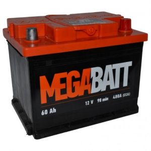 MegaBatt  6CT-60 Ah  R+ ― Автоэлектроника AutoAudio